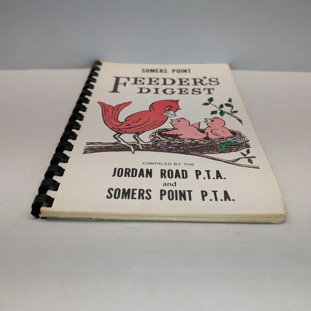 Feeder's Digest Community Cookbook Jordan Road PTA‎ Somers Point NJ 1969